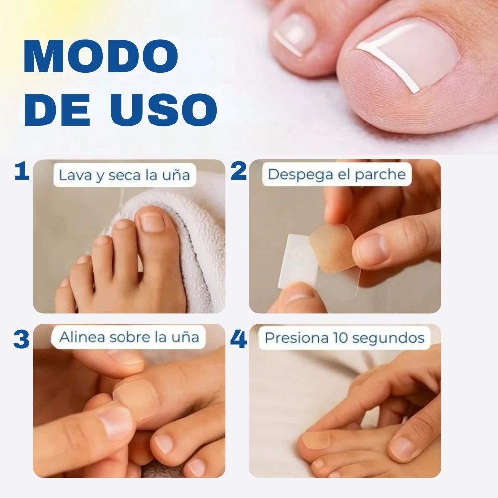 32 Parches anti-hongos para uñas