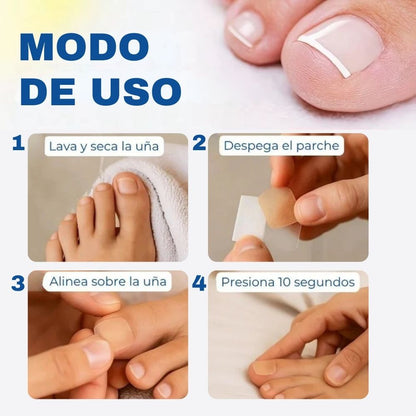 32 Parches anti-hongos para uñas